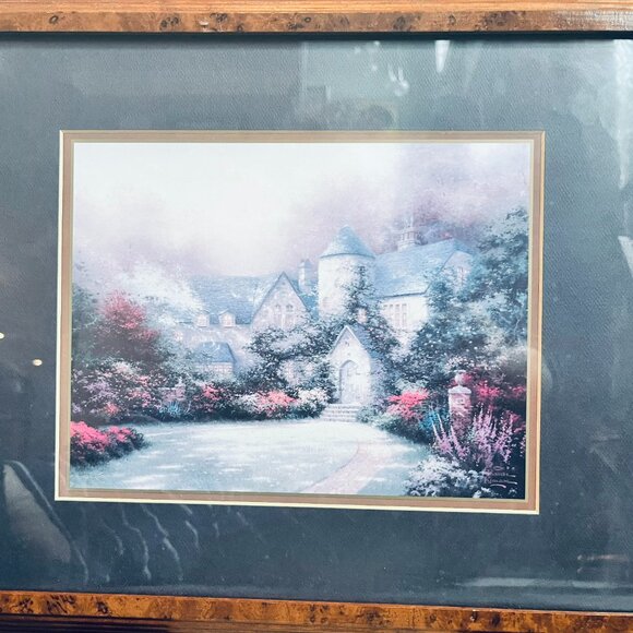 Print of "Beyond Autumn Gate: Morning at Ivycrest Manor" by Renowned American Ar - Picture 2 of 7